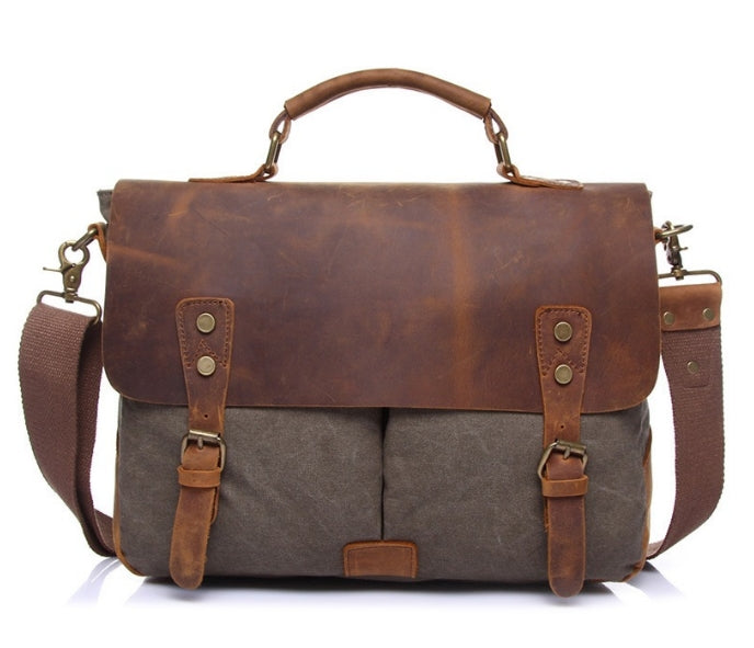 LIGHT LEATHER CARTABLE BAG
