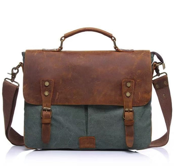 LIGHT LEATHER CARTABLE BAG