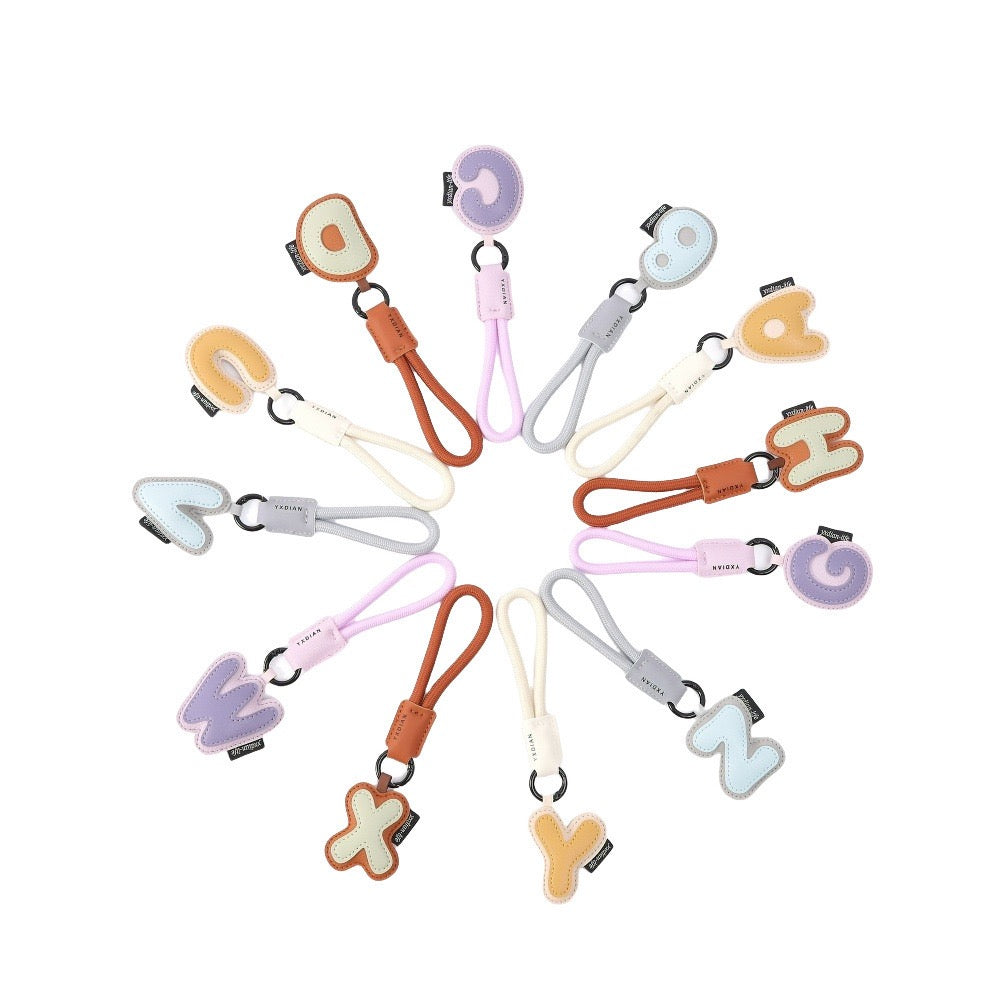 Handmade PU Letter Charm