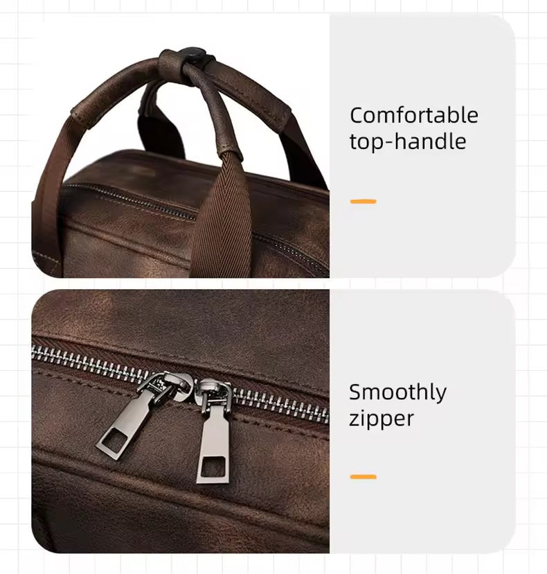 Vintage Multi-pocket backpack