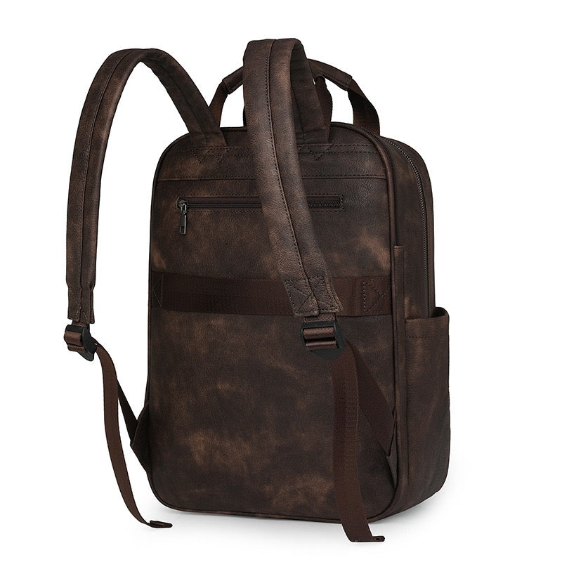 Vintage Multi-pocket backpack