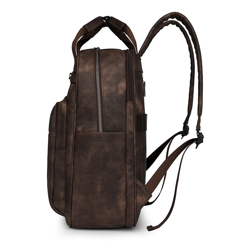 Vintage Multi-pocket backpack