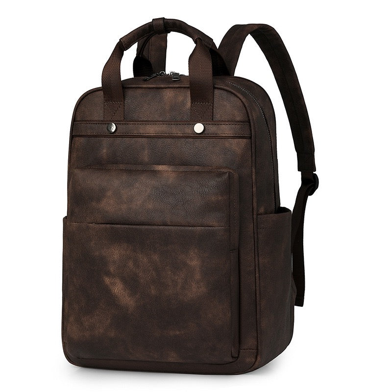 Vintage Multi-pocket backpack