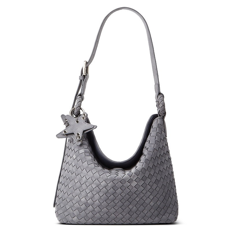 Fashion Suede Woven Bag