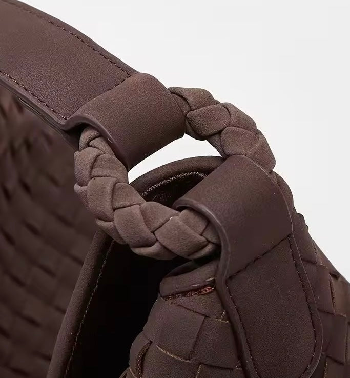 Fashion Suede Woven Bag