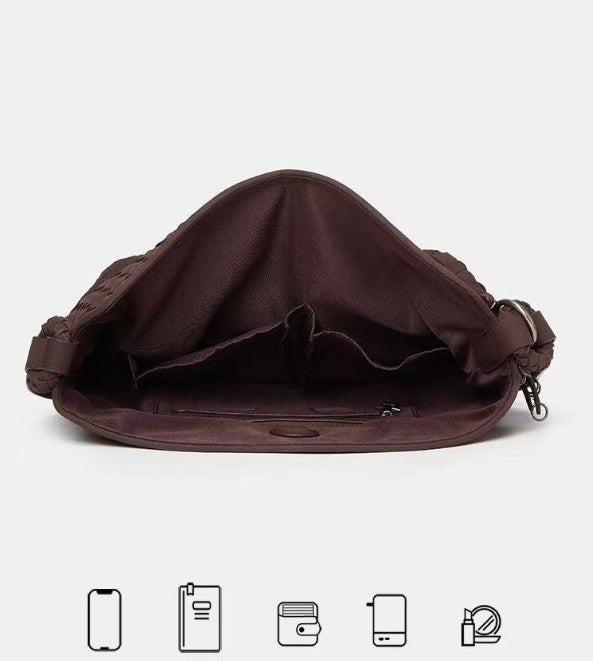 Fashion Suede Woven Bag