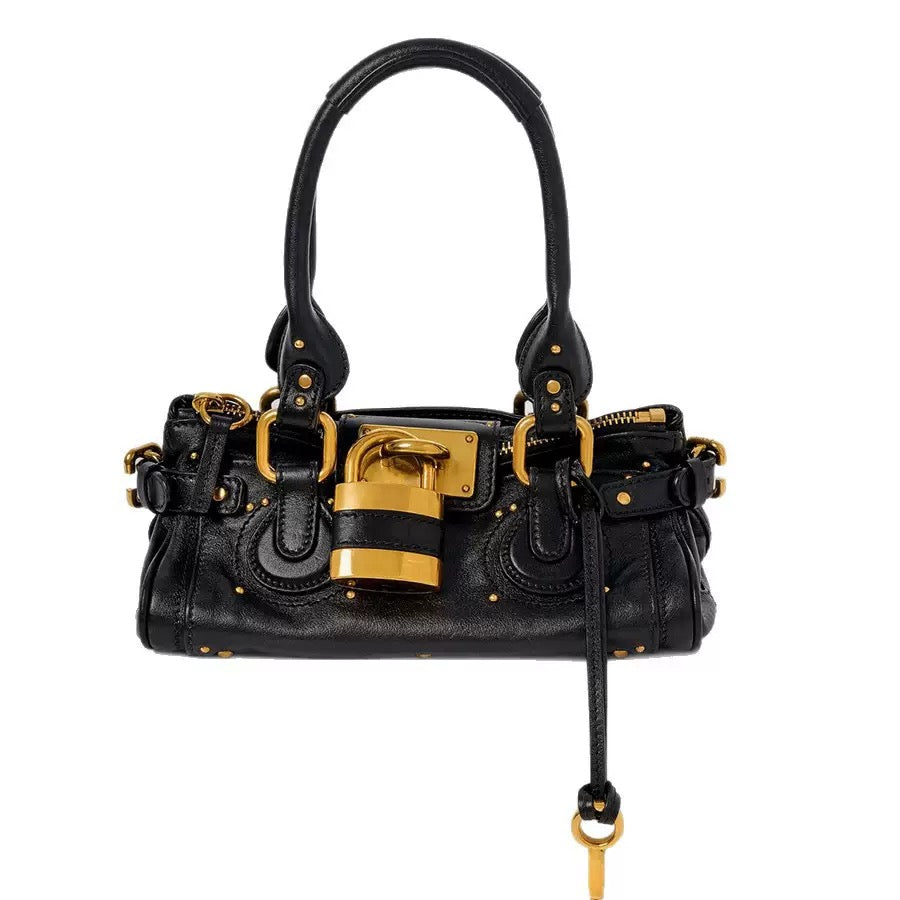 Vintage Lock Design Tote Bag