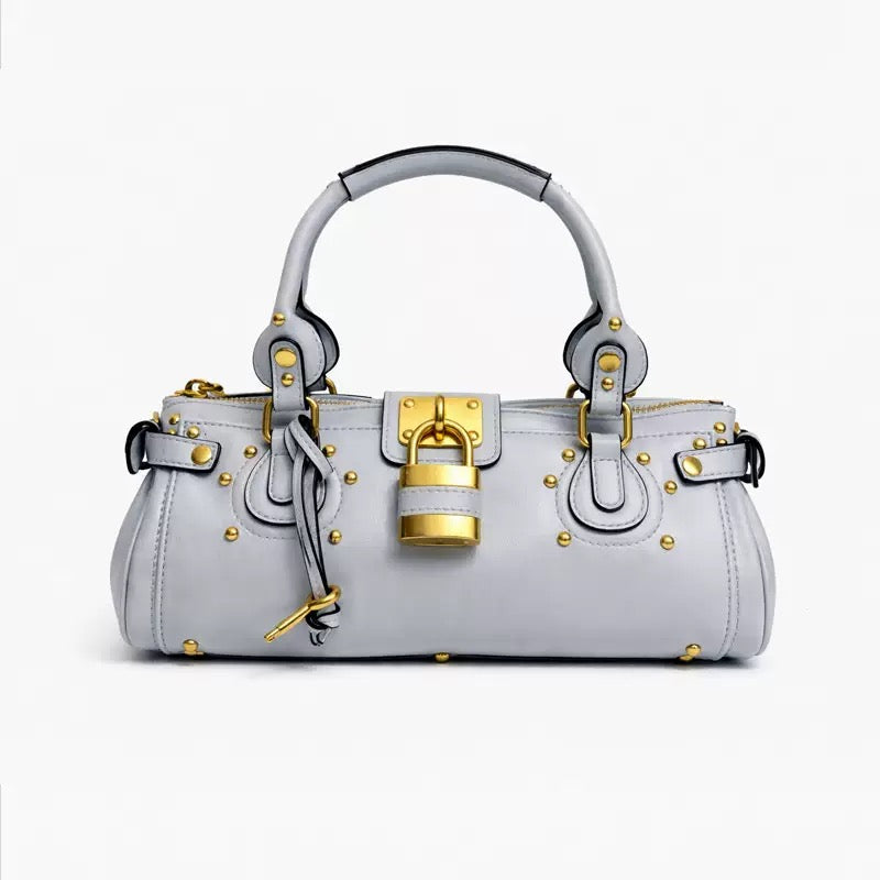 Vintage Lock Design Tote Bag