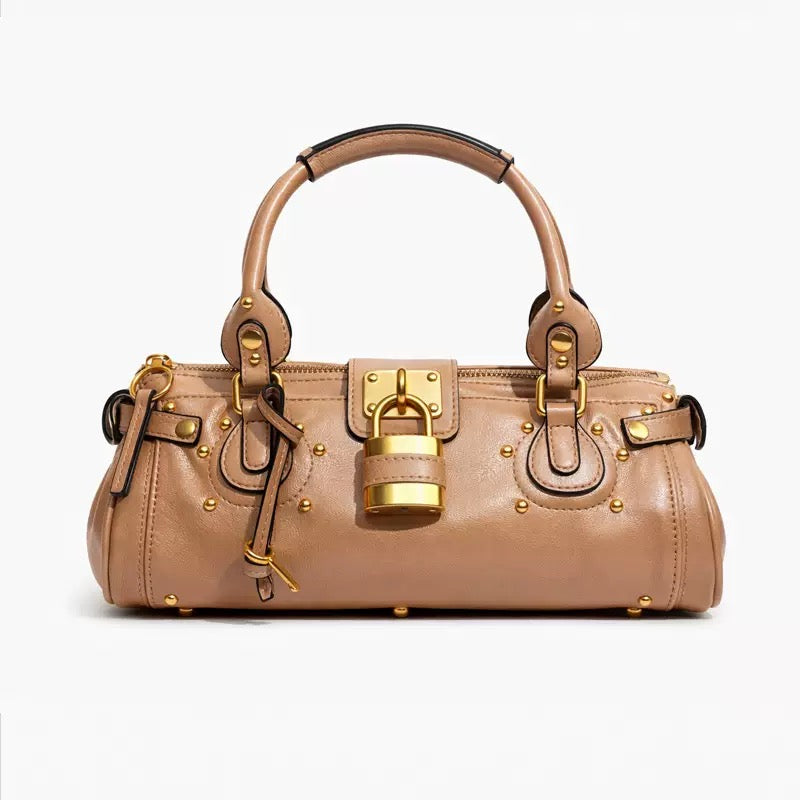 Vintage Lock Design Tote Bag