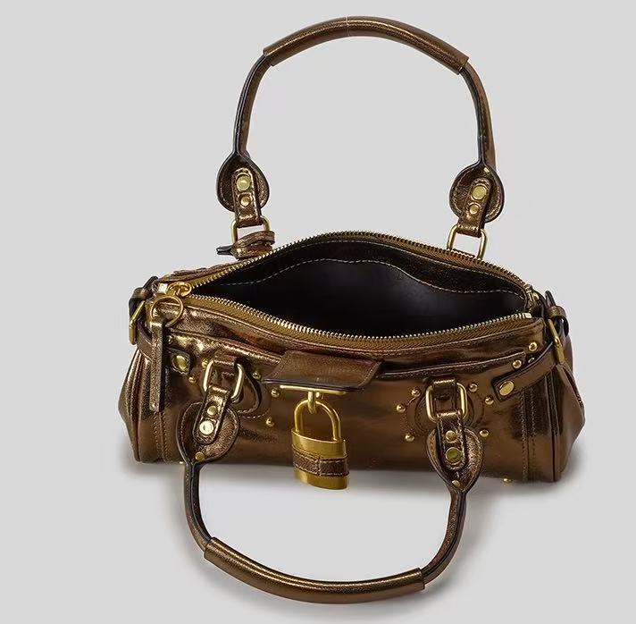 Vintage Lock Design Tote Bag