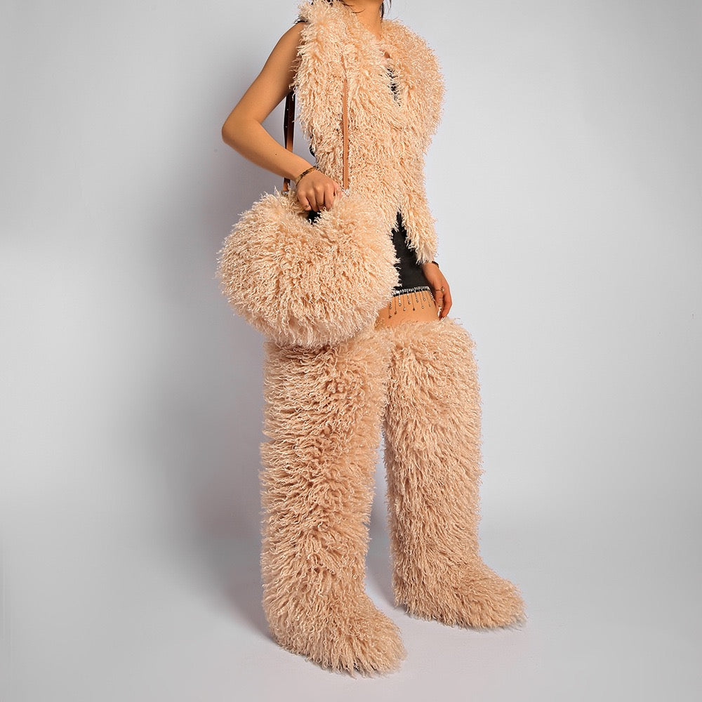 Furry Ladies Messenger Bag