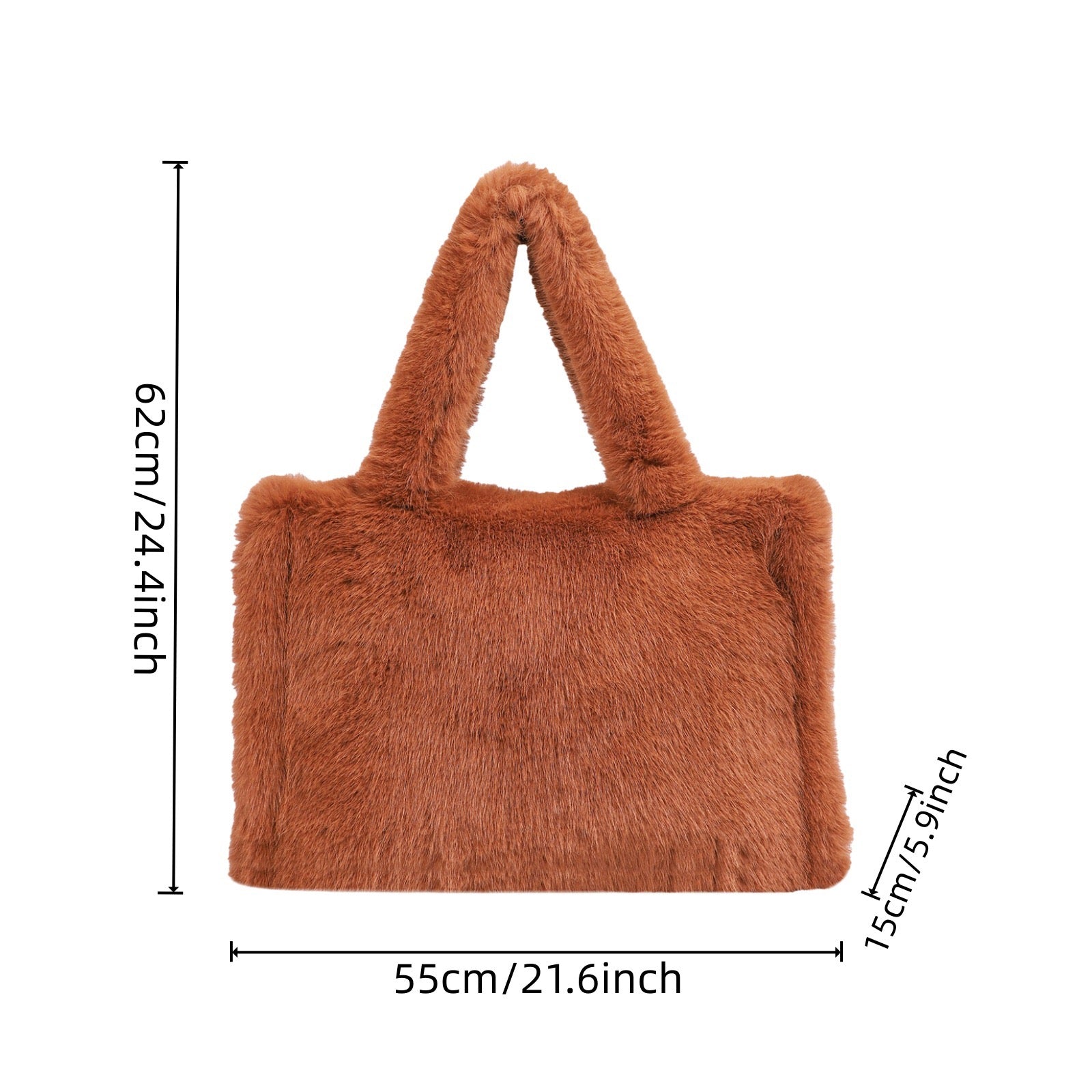Soft Plush Female Crossbody Bags