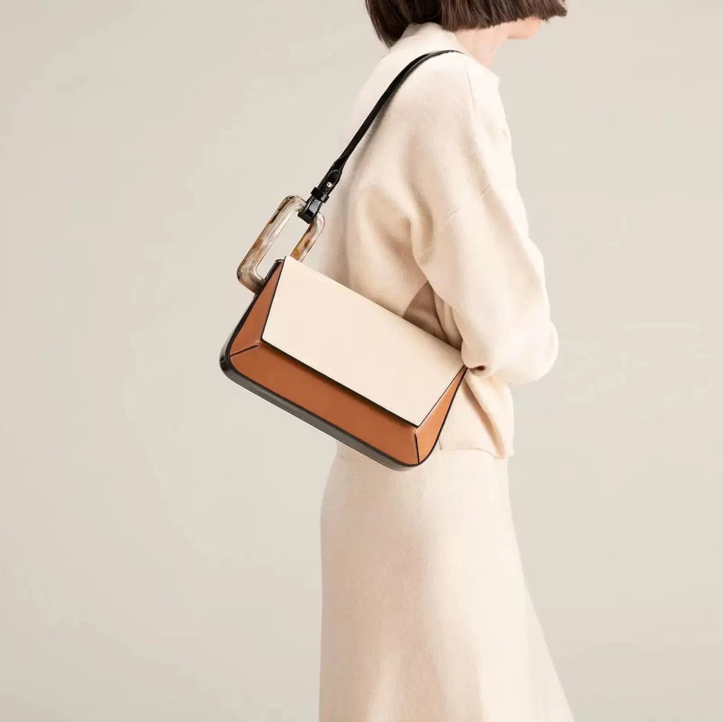 Luxury Women's Patchwork Underarm Bag