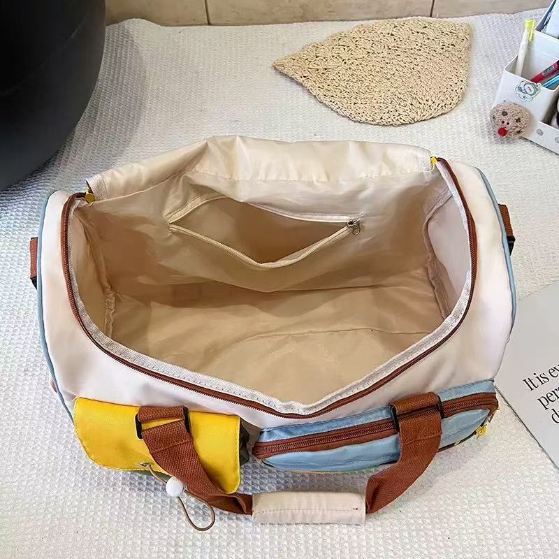 Color Blocking Leisure Fitness Bag