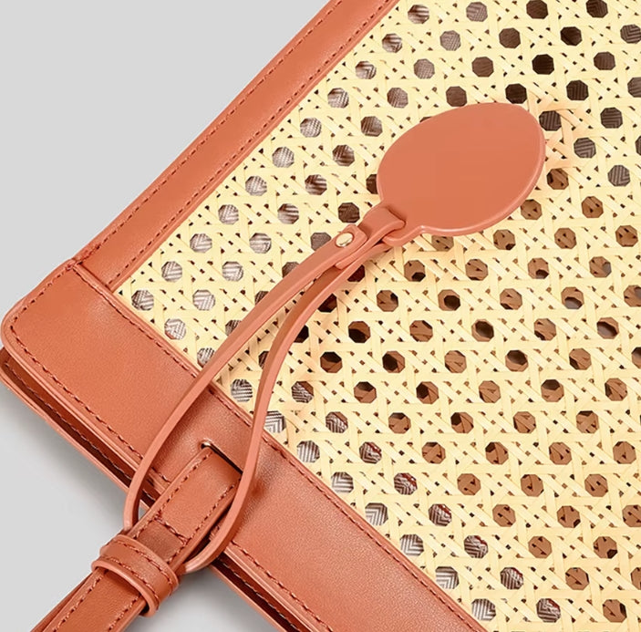 Luxury Women's Straw Beach Bag