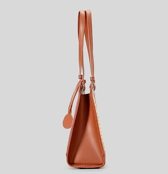 Luxury Women's Straw Beach Bag