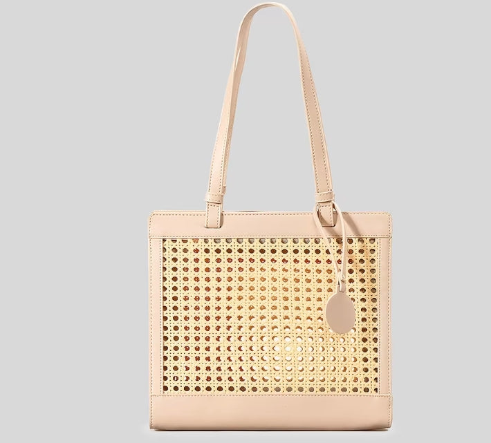 Luxury Women's Straw Beach Bag