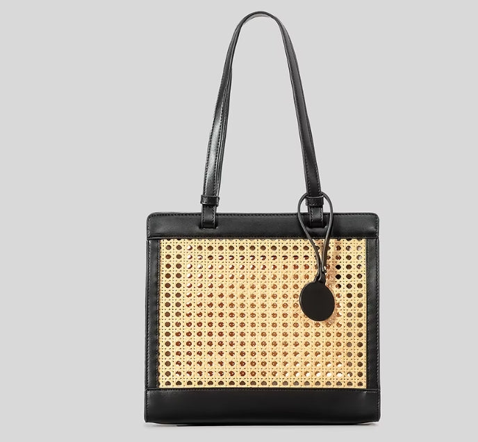 Luxury Women's Straw Beach Bag