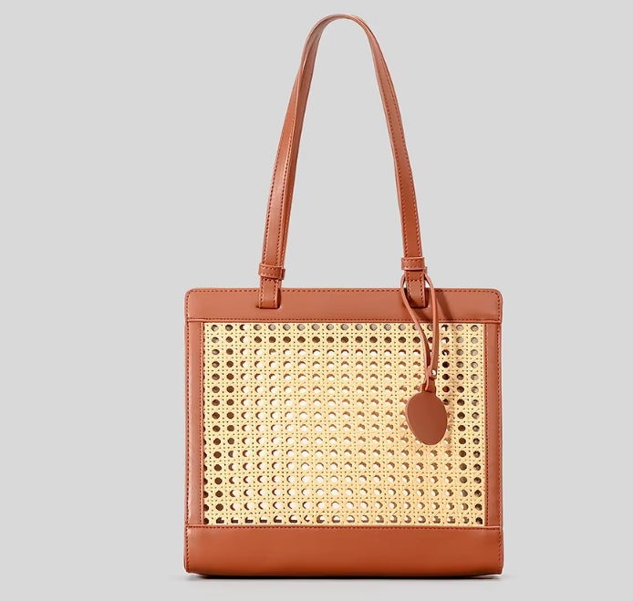 Luxury Women's Straw Beach Bag