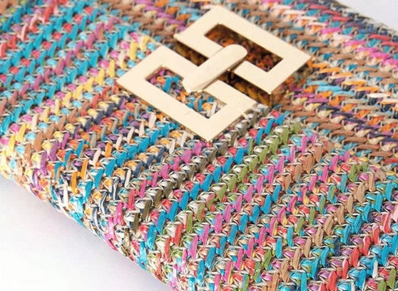 Bohemian Chain Straw Woven Bag