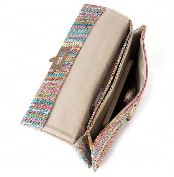Bohemian Chain Straw Woven Bag