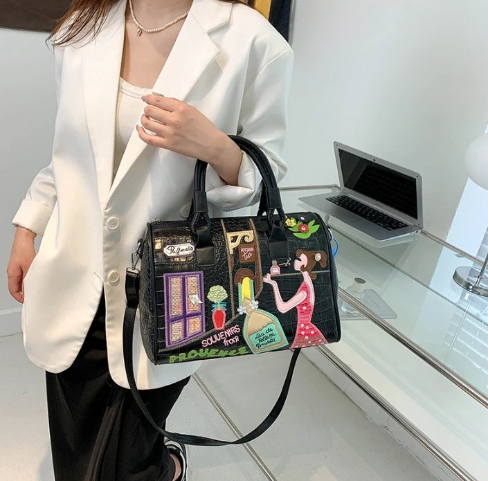 Candy Color Cartoons Style Purses and Handbags