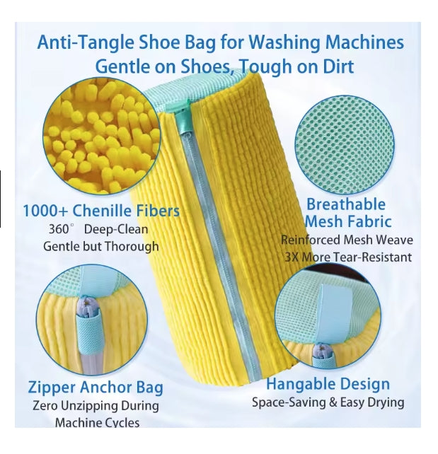 Shoe Washing Machine Bag – Durable Laundry Protector for Sneakers