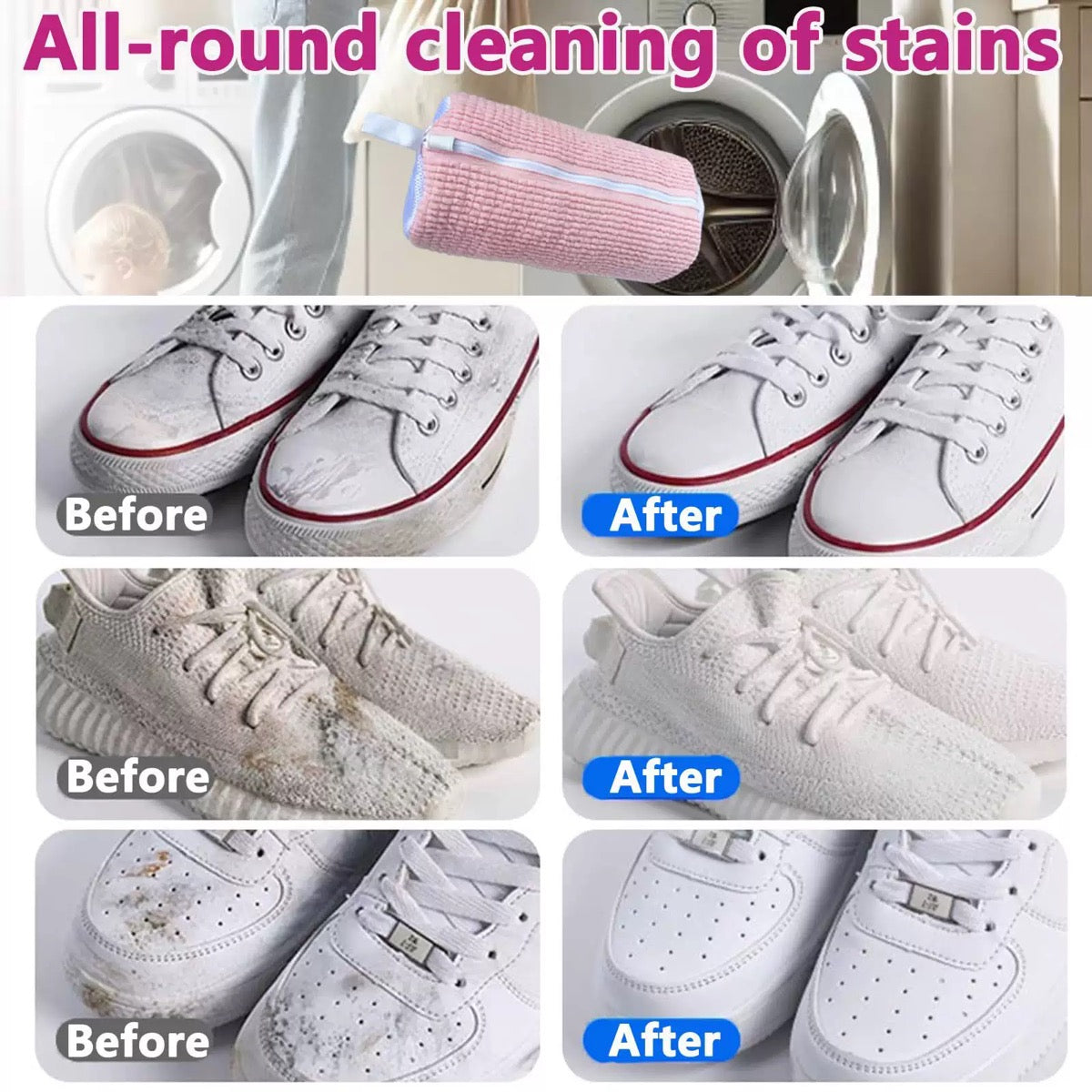Shoe Washing Machine Bag – Durable Laundry Protector for Sneakers