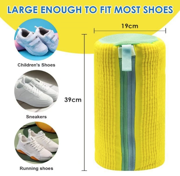 Dual-Chamber Shoe Washing Machine Bag – Durable Laundry Protector for Sneakers
