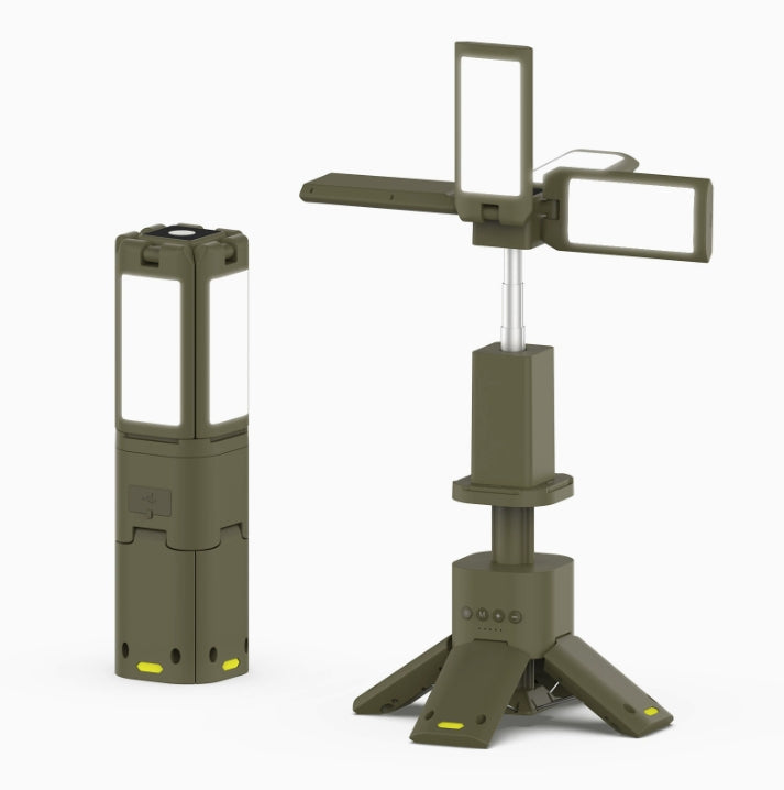 6000 LM Super Bright Magnetic Rotatable Telescopic LED RV Camping Lantern