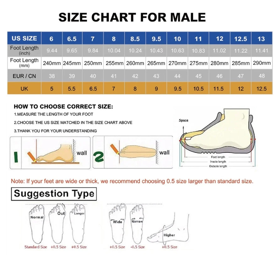 Men's Breathable Casual Shoes