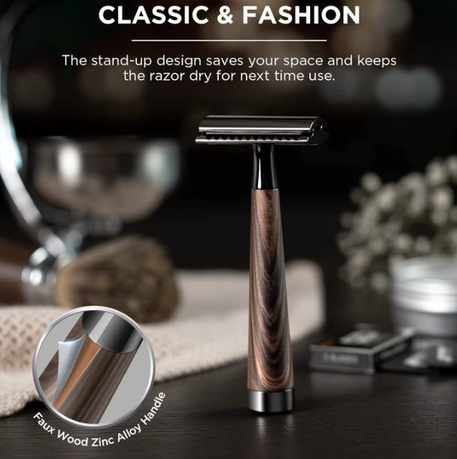 Zinc Alloy Handle  Double Edge Safety Razor