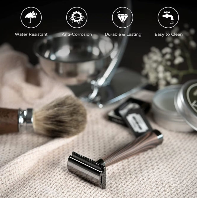 Zinc Alloy Handle  Double Edge Safety Razor