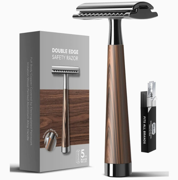 Zinc Alloy Handle  Double Edge Safety Razor