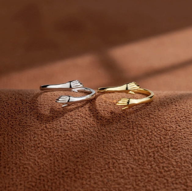 Loving Hug Hand Ring