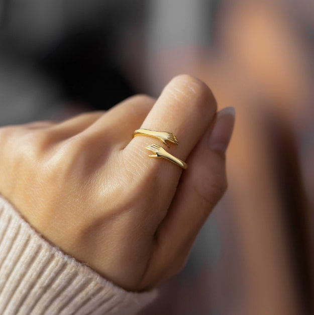 Loving Hug Hand Ring