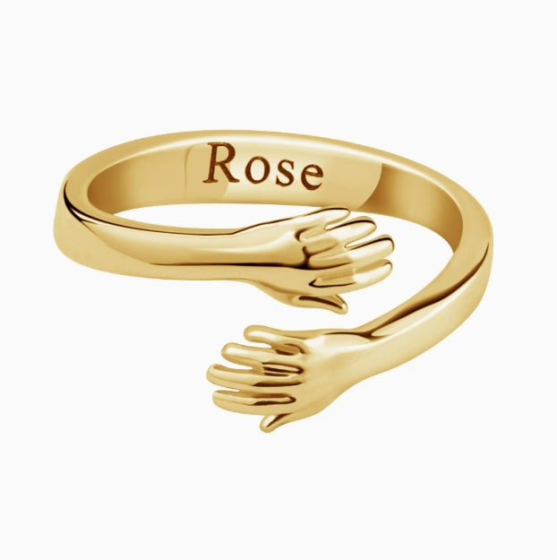 Loving Hug Hand Ring