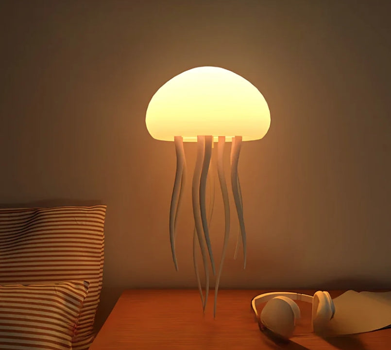 Bionic Jellyfish Night Light,USB Rechargeable with Voice Control