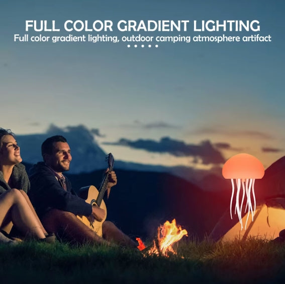 Bionic Jellyfish Night Light,USB Rechargeable with Voice Control