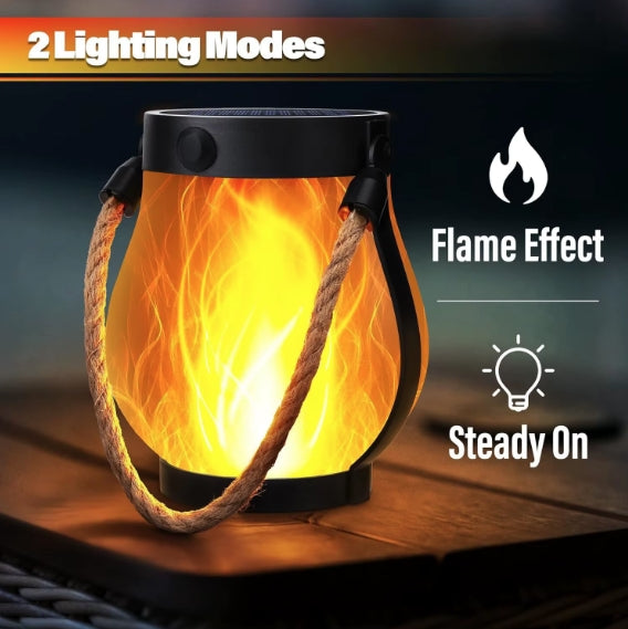 Waterproof Solar Flame Rope Lantern
