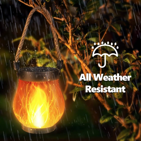 Waterproof Solar Flame Rope Lantern