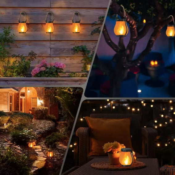 Waterproof Solar Flame Rope Lantern