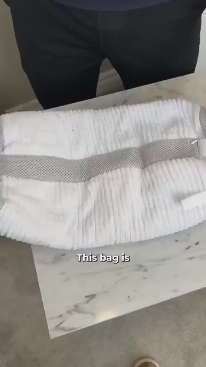 Dual-Chamber Vertical Shoe Washing Machine Bag – Durable Laundry Protector for Sneakers