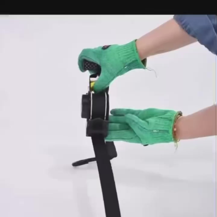 Retractable Straps with Ratchet Tensioner