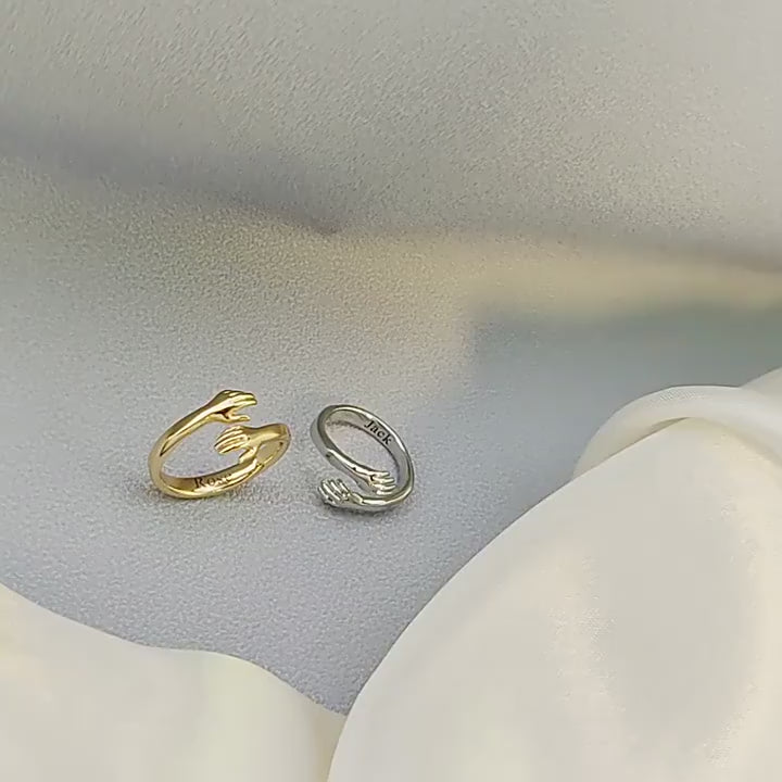 Loving Hug Hand Ring