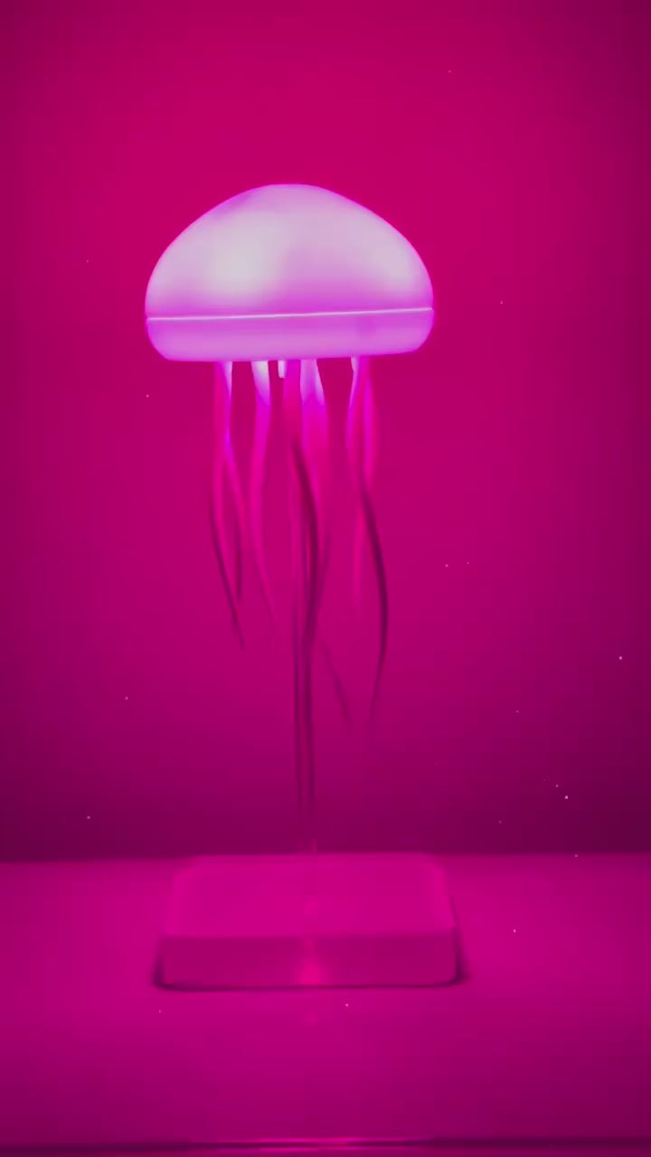 Bionic Jellyfish Night Light,USB Rechargeable with Voice Control